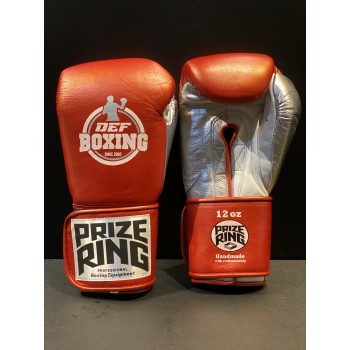 DEF Boxing X Prize Ring Boxing Gloves (Red)