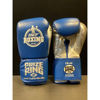 DEF Boxing X Prize Ring Boxing Gloves (Blue)