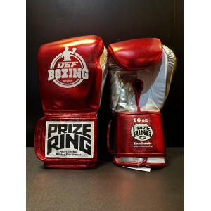 DEF Boxing X Prize Ring Boxing Gloves (Red)