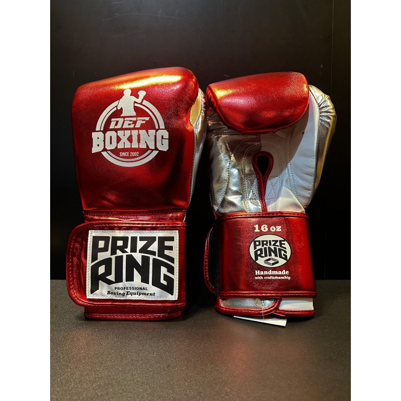 DEF Boxing X Prize Ring Boxing Gloves (Red)
