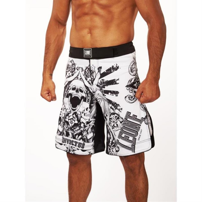 Leone MMA INVICTUS SHORTS (White)