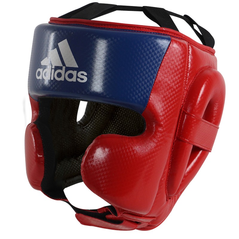 Adidas Hybrid Sparring Head Guard (Blue/Red)