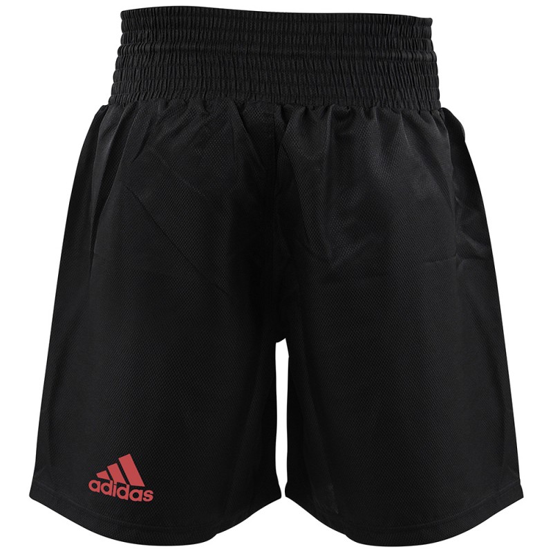 Adidas Multi Boxing Short (Black/Shock Red)