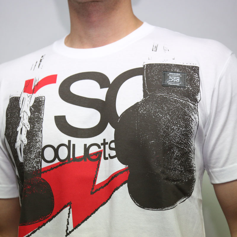 RSC Winning Gloves Tee (White X Red)