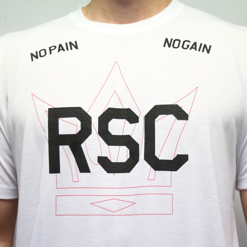 RSC No Pain No Gain Tee (White)