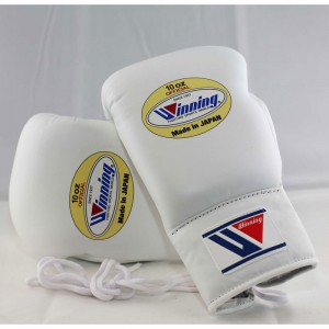 Winning Boxing Gloves (Lace/White)