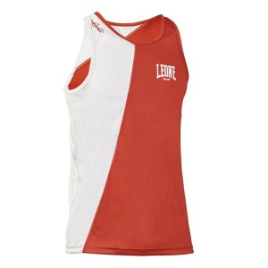 Leone LINEAR BOXING SINGLET (Red)