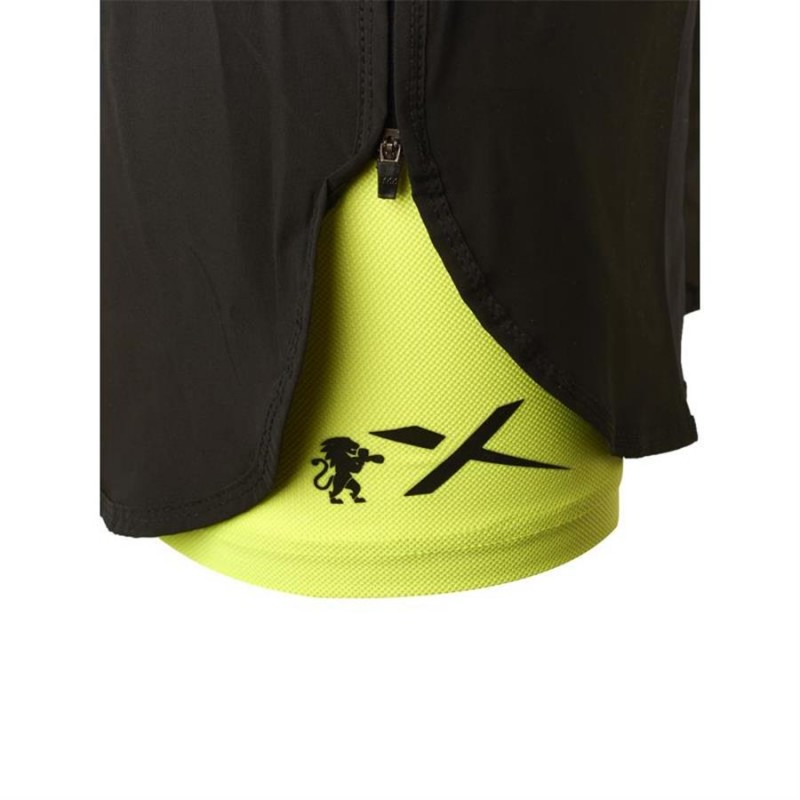 Leone WOMAN PRO TECH SHORTS  (Black X Yellow)