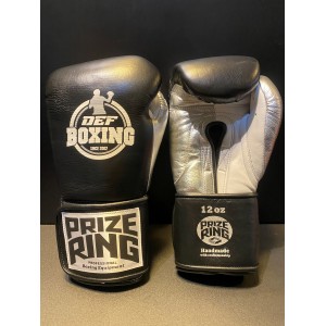 DEF Boxing X Prize Ring Boxing Gloves (Black)