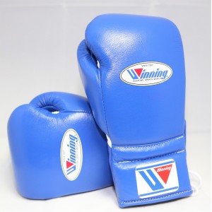 Winning Boxing Gloves (Lace/Blue)
